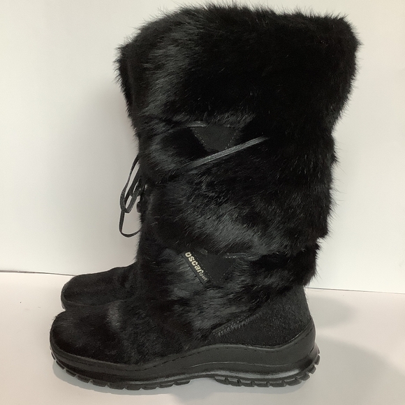 Oscar Sport Goat Fur Winter Snow boot